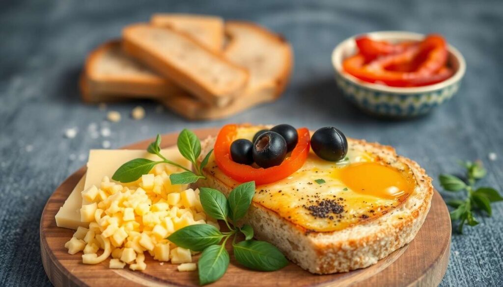 Tartine chaude au fromage et légumes : plus rapide que la pizza