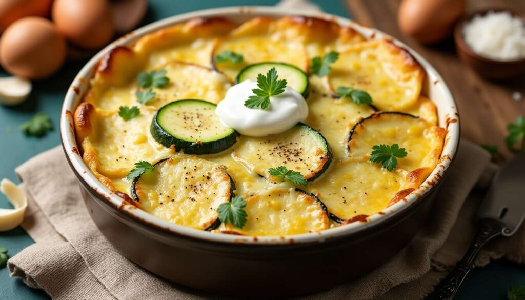 Ce gratin aux courgettes et pommes de terre est devenu un incontournable