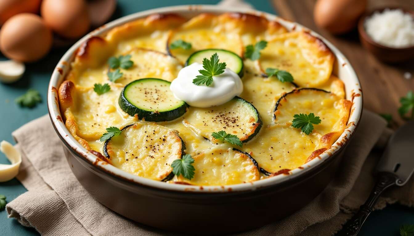 Ce gratin aux courgettes et pommes de terre est devenu un incontournable