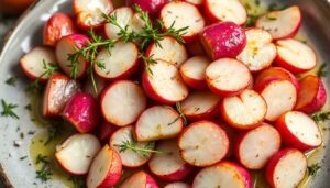 Radis rôtis au thym : la recette gourmande