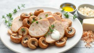 Sauté de dinde aux champignons : recette facile et gourmande
