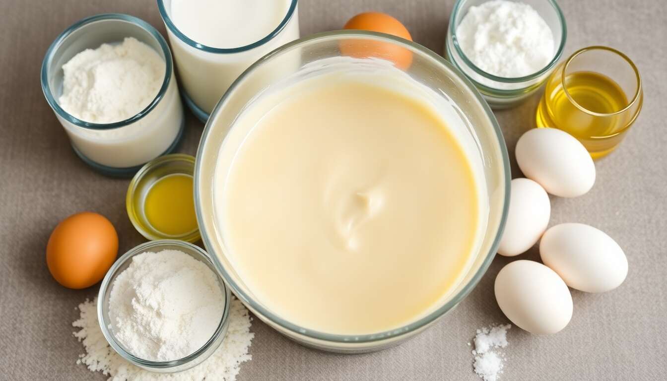 Pâte à crêpes facile au blender : recette rapide