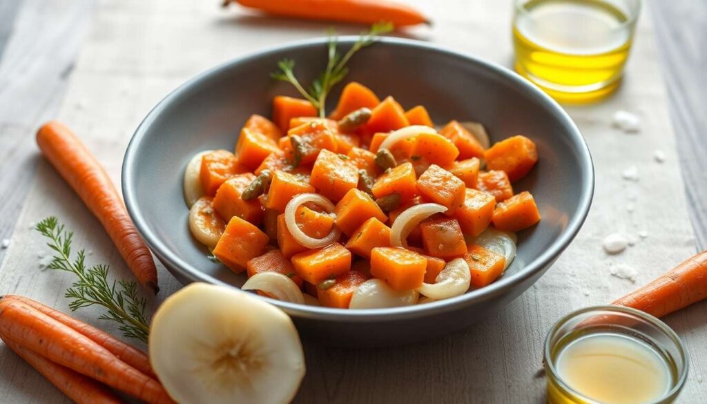 Carottes aux oignons : recette facile et savoureuse