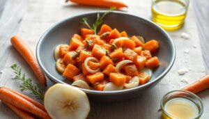 Carottes aux oignons : recette facile et savoureuse