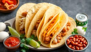 Tacos au poulet : recette savoureuse et facile