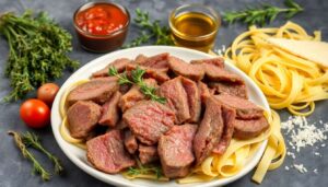 Sauté de bœuf à l'italienne : recette savoureuse et facile