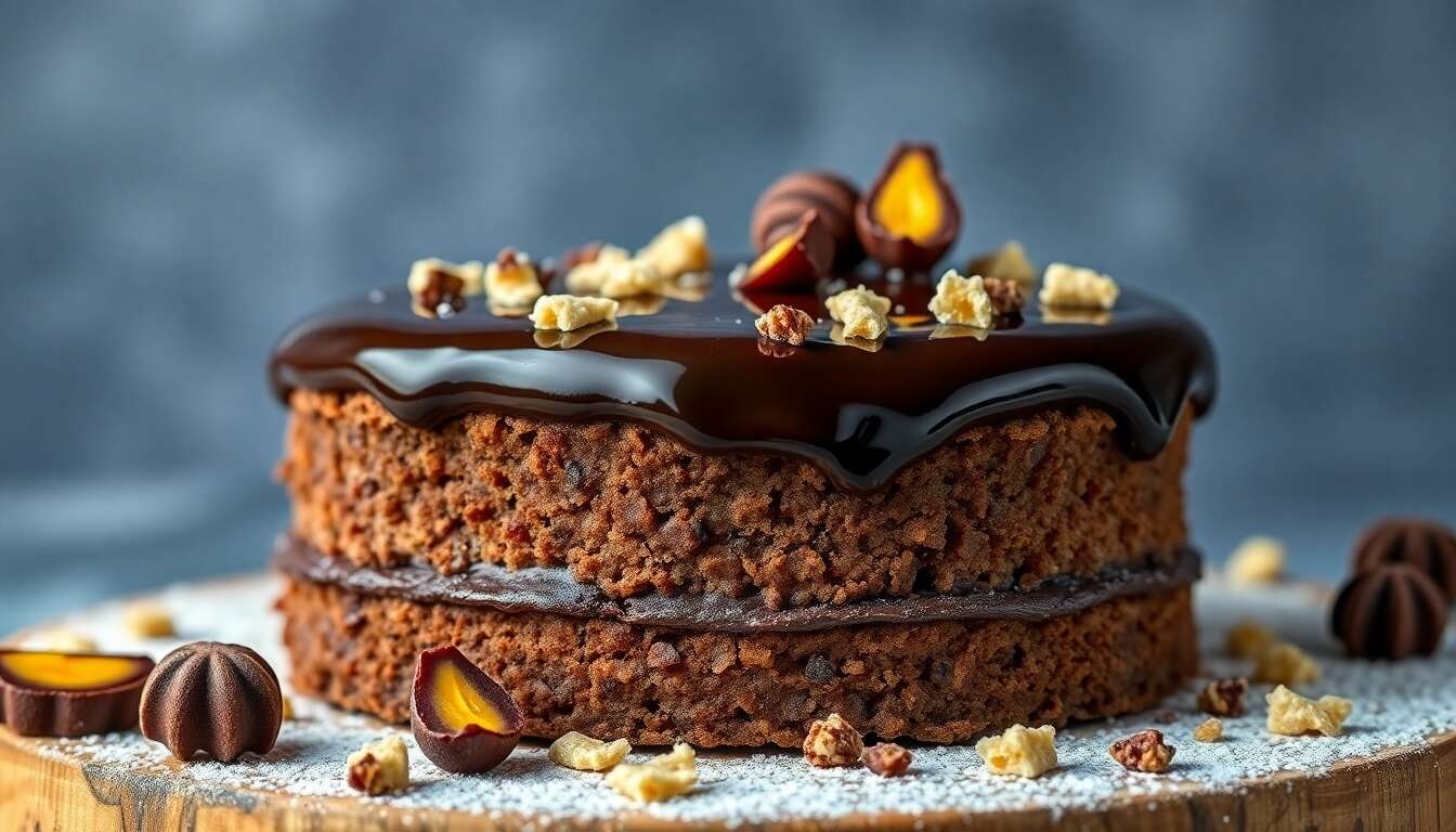 Royal au chocolat croustillant : recette gourmande