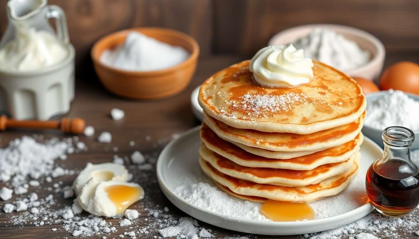 Pancakes faciles pour un petit déjeuner gourmand