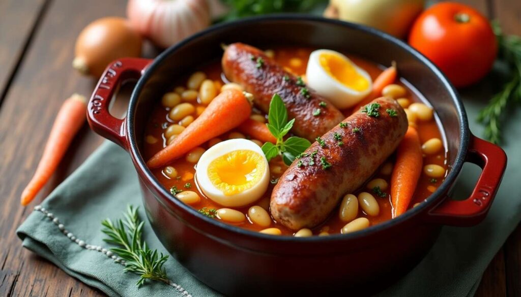 Cassoulet au confit de canard : recette authentique et savoureuse