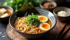 Ramen végétarien : recette facile et savoureuse