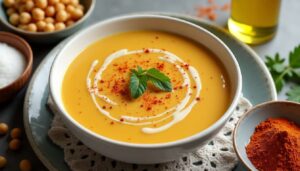 Velouté de pois chiches : recette crémeuse et savoureuse