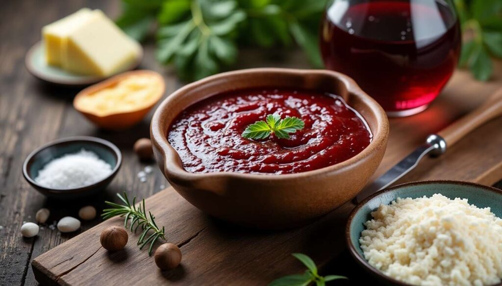 Sauce au vin rouge traditionnelle : recette facile et savoureuse