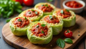 Feuilles de choux farcies à la viande : recette savoureuse et facile