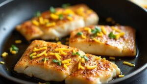 Recette de cabillaud poêlé : un plat savoureux et rapide