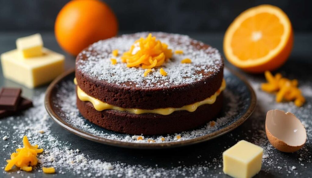 Moelleux au chocolat noir et à l&rsquo;orange : une recette gourmande