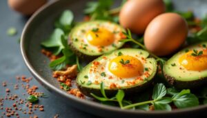 Avocat et oeuf au four : une recette facile et savoureuse