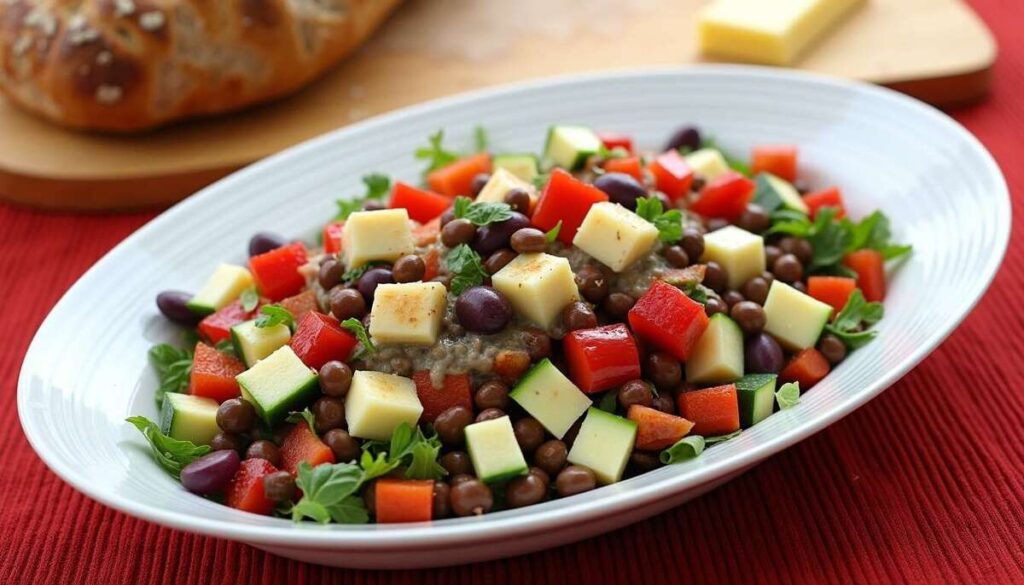 Salade de lentilles : recette savoureuse aux oignons