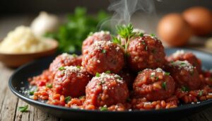 Recette de boulettes de viande façon Cyril Lignac
