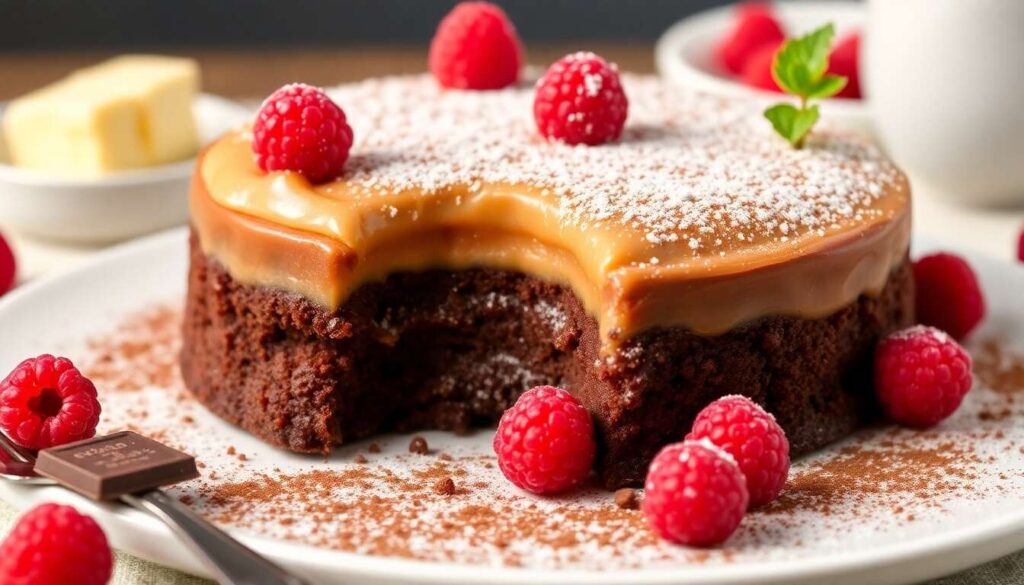 Recette de fondant au chocolat et framboises irrésistible