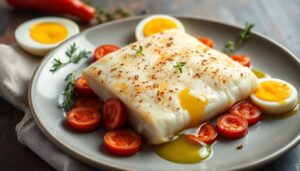 Recette de dos de cabillaud aux écailles de chorizo