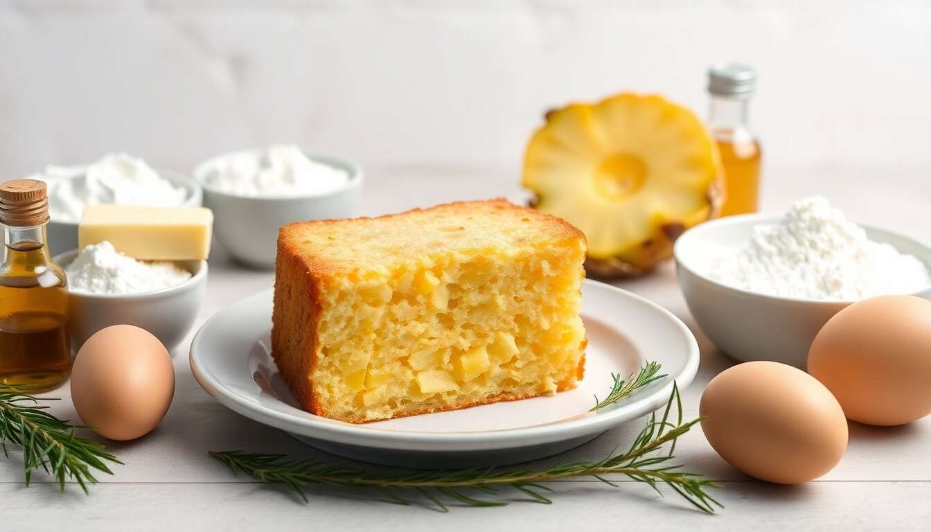 Gâteau à l'ananas de grand-mère : recette savoureuse