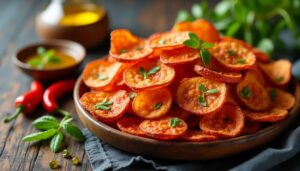 Chips de chorizo maison : recette croquante et savoureuse