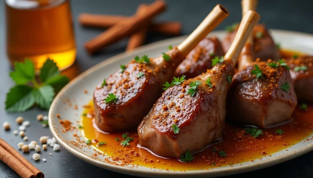Souris d&rsquo;agneau au miel : recette gourmande