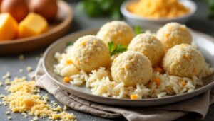 Boulettes de riz au fromage : recette gourmande et facile