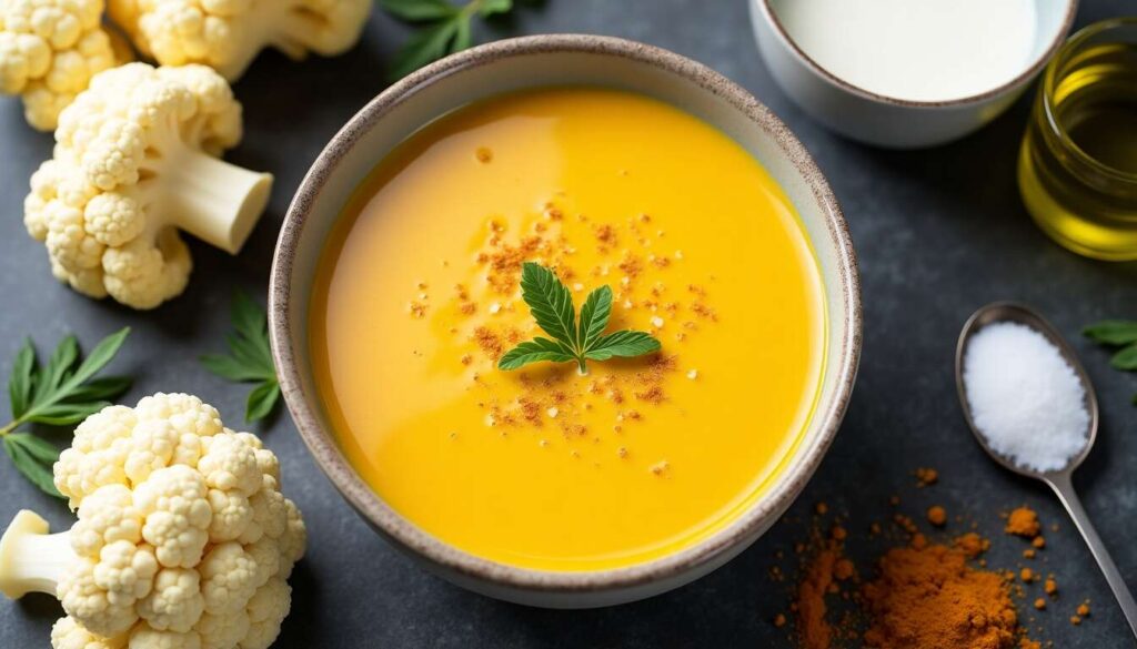 Velouté de chou-fleur au curry : recette raffinée et facile