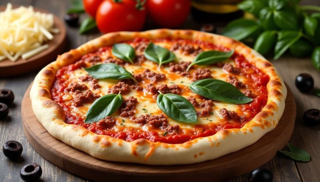 Recette de pizza bolognaise savoureuse