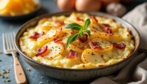 Recette gourmande : gratin dauphinois aux lardons