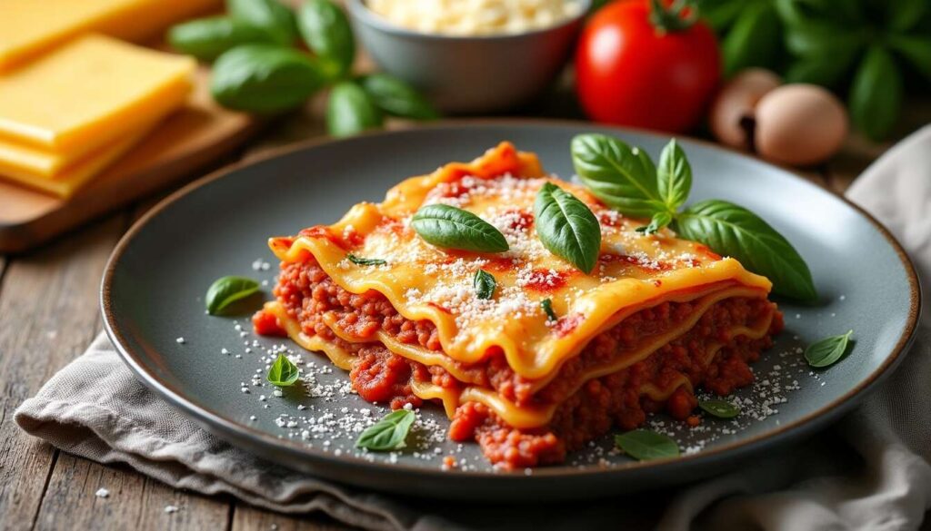 Lasagnes bolognaise : recette facile et savoureuse
