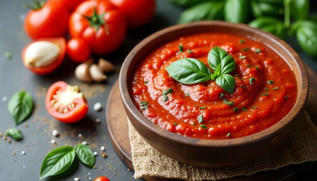 Sauce tomate maison pour pizza : recette facile et savoureuse