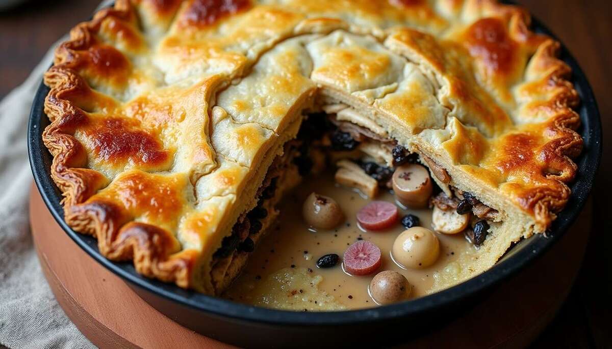 Tourte aux champignons : recette savoureuse et facile