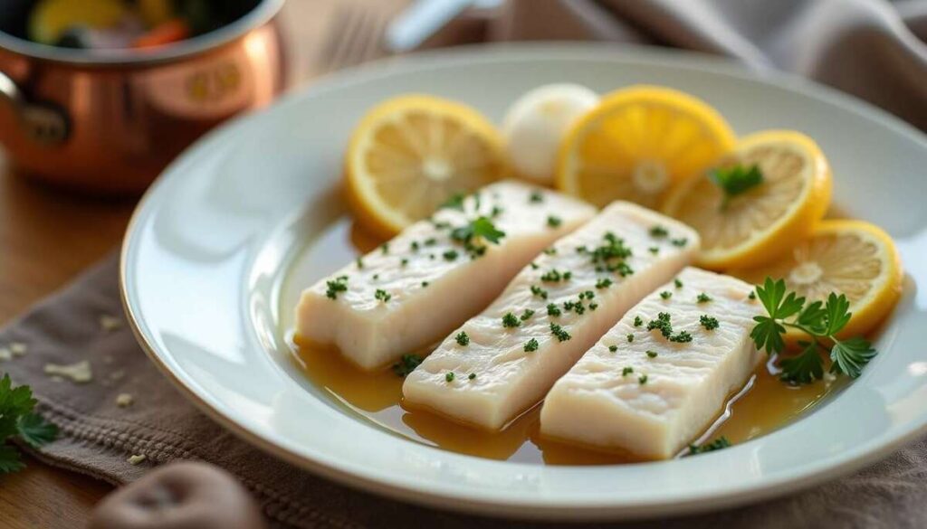 Recette de cabillaud au court-bouillon : facile et savoureuse