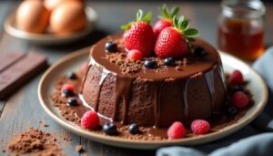 Ce fondant au chocolat ne contient ni beurre ni farine, et c’est délicieux