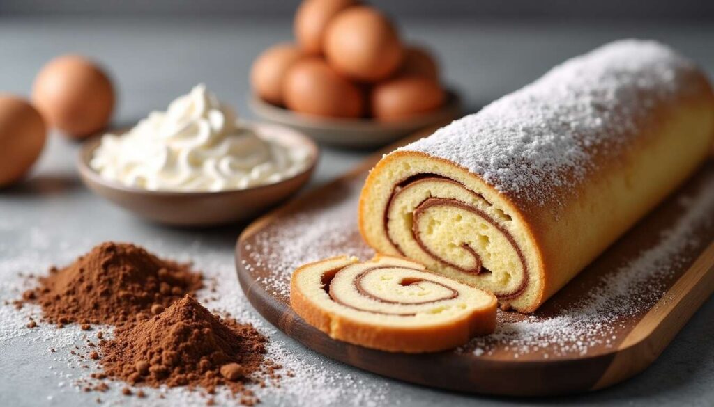 Ce gâteau roulé se fait sans plaque spéciale ni stress