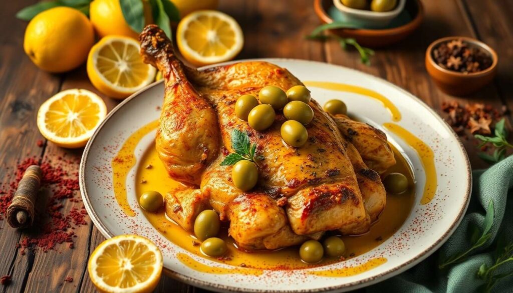 Délicieux poulet aux citrons confits : une recette parfumée
