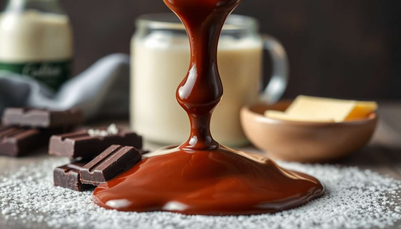 Recette de sauce au chocolat onctueuse