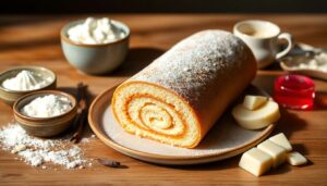 Biscuit roulé japonais inspiré par Sébastien Bouillet : recette savoureuse
