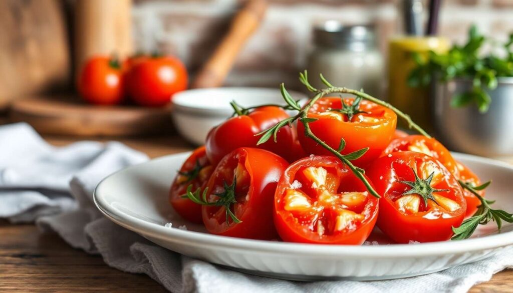 Tomates séchées au four : recette facile et délicieuse