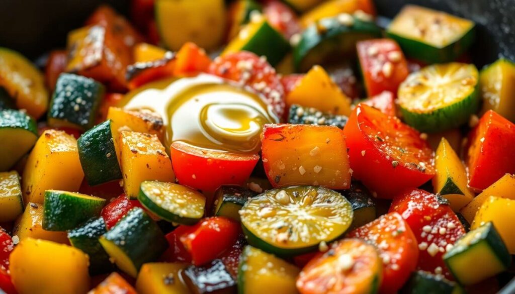Poêlée de courgettes et poivrons : une recette savoureuse à découvrir