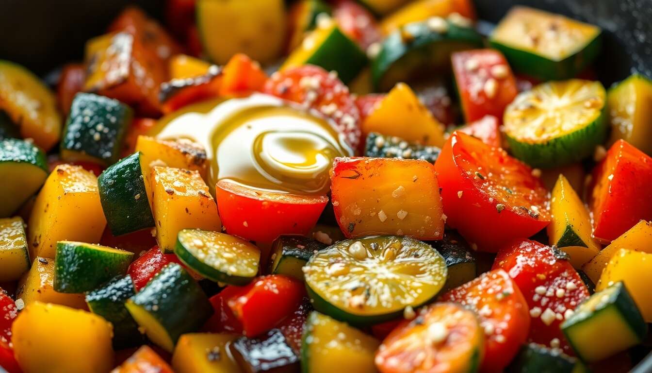 Poêlée de courgettes et poivrons : une recette savoureuse à découvrir