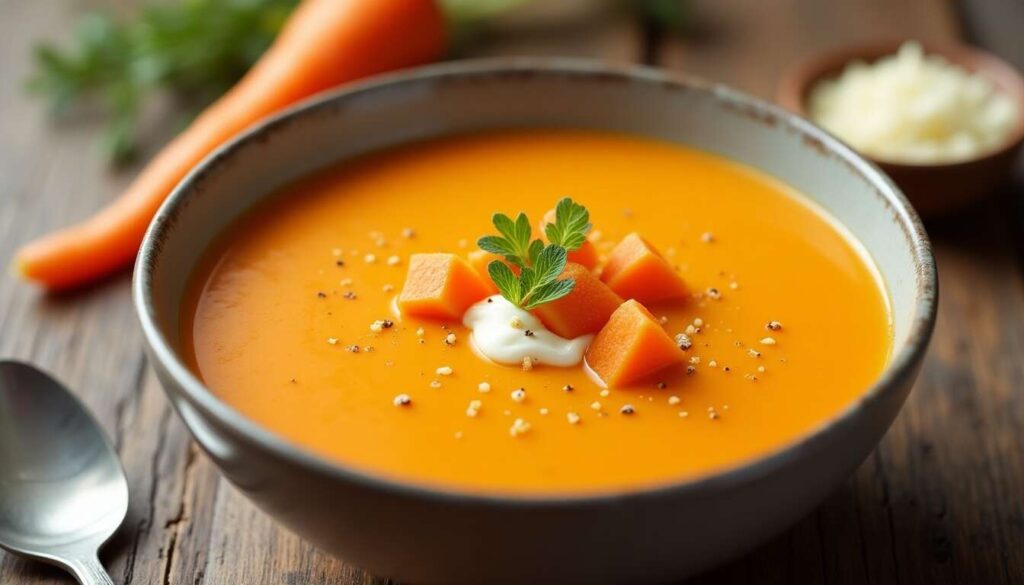 Velouté de carottes et fenouil : recette crémeuse et savoureuse