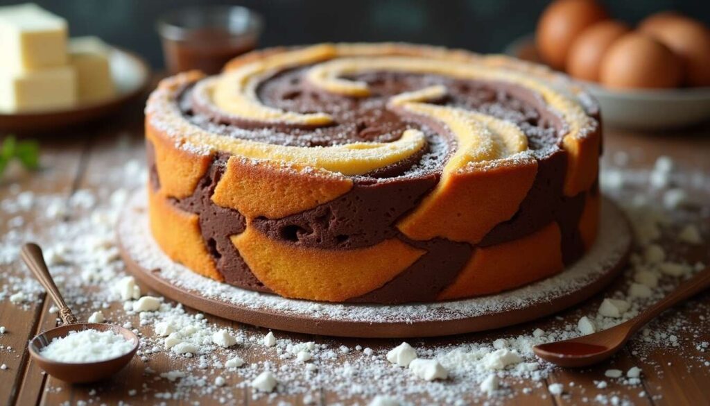 Gâteau marbré au Nutella : la recette irrésistible