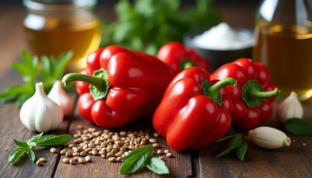 Conserve de poivrons marinés : recette facile et savoureuse