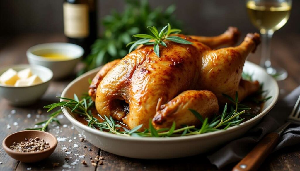 Recette de pintade rôtie savoureuse et facile