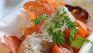 papillotes de cabillaud au chorizo recette savoureuse et facile