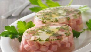 recette d'œuf en gelée au jambon