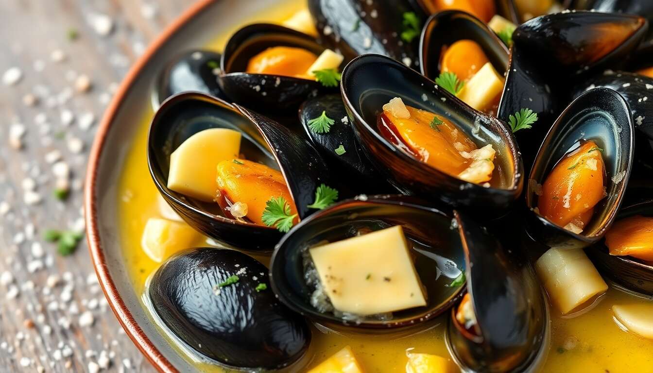 Moules marinières faciles au Cookeo